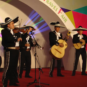 Mariachis en Año de Juárez 